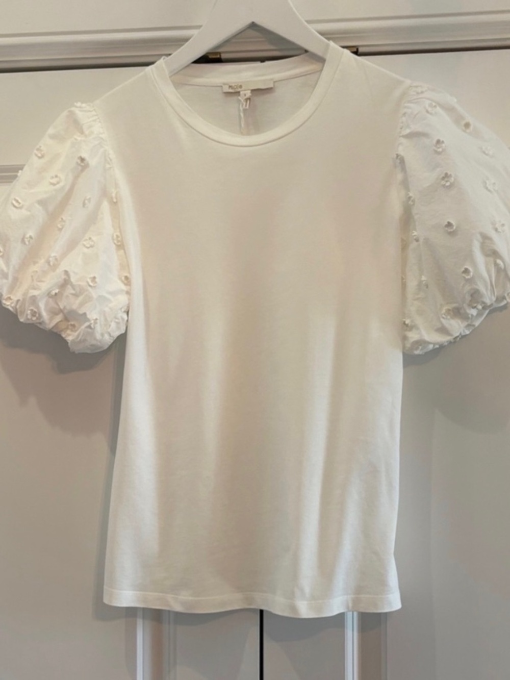 White Toppling Tee